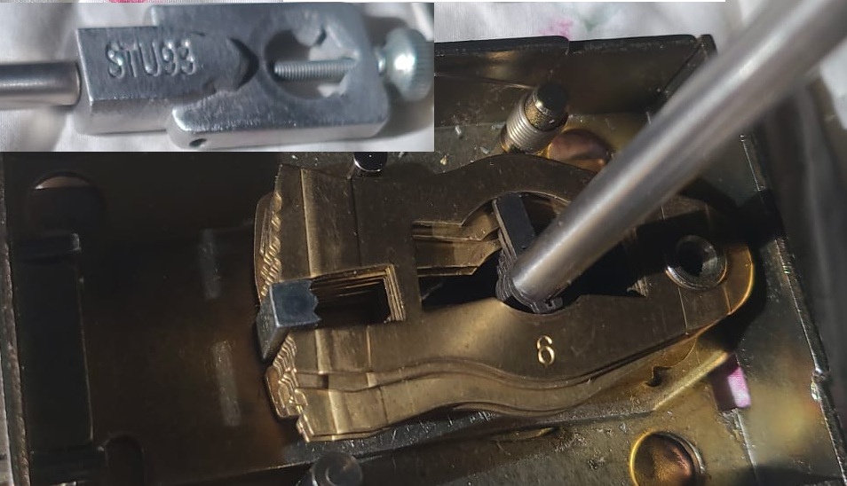key Pass STUV 93-old 8 lever Ulti'pass : clef de réparation-class B lock – Image 5