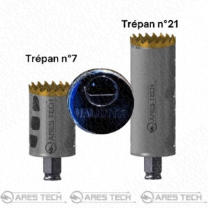 Trépans VAL-1 carbure long  POUR  sûreté NOVA 1*